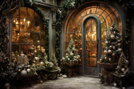 Enchanting decorations capturing the essence of Christmasの素材