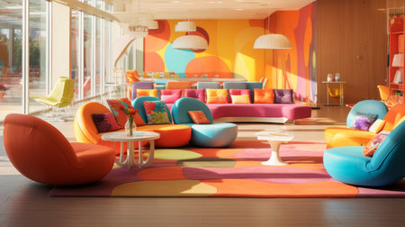 Bright and cheerful design to create a joyful atmosphereの素材