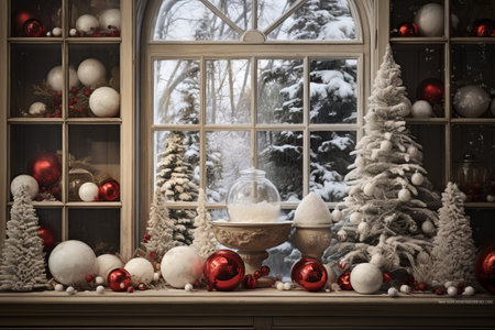 Charming holiday accents capturing the magic of Christmasの素材