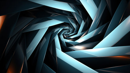 Surreal and futuristic abstract background in high contrastの素材