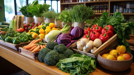 Organic market finds, supporting local and well-beingの素材