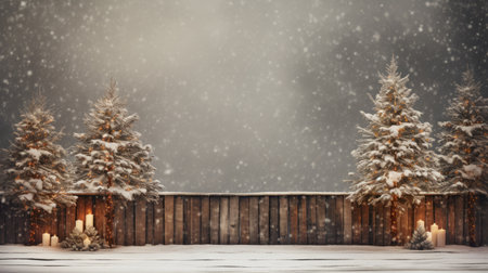 Essence of the season in every pixel of this festive scene, offering copy spaceの素材