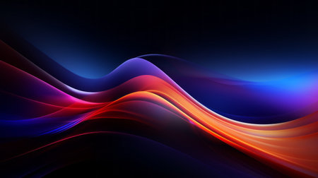 Radiant wallpaper design, a fusion of modern technology and artistryの素材