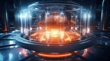 A futuristic nuclear fusion concept with magnetic confinementの素材