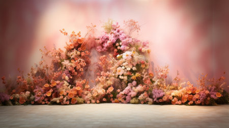 Vibrant backdrop perfect for conveying the essence of style and beautyの素材