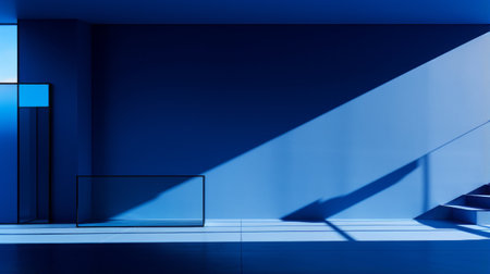 Dynamic blue scene, a visual story of shifting shades and tonesの素材