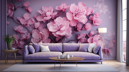 Enchanting wallpaper design, adding a touch of sophistication to screensの素材