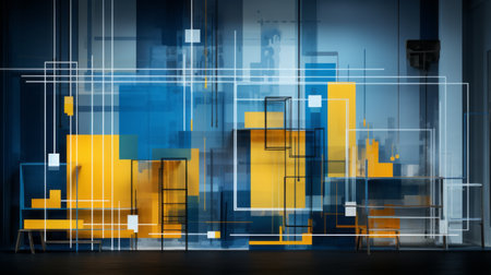 Striking construction backdrop, adding authenticity to visualsの素材