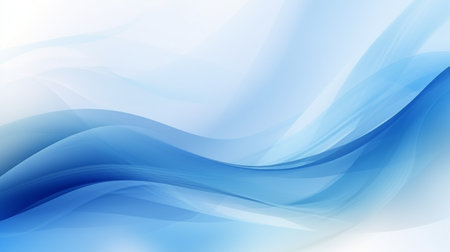 Artistic blue background, a fusion of creativity and colorの素材