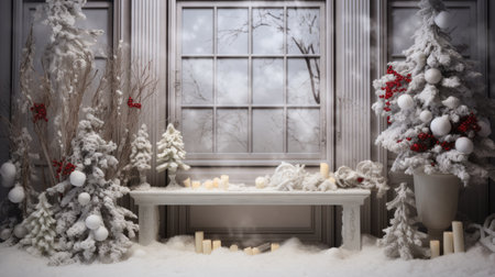 Essence of the season with this versatile Christmas backdropの素材