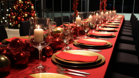 Corporate Yuletide theme with a touch of modernityの素材