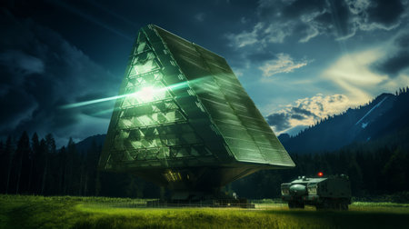 Advanced military radar technologyの素材