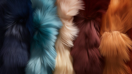 Abstract fur in a harmonious and balanced paletteの素材