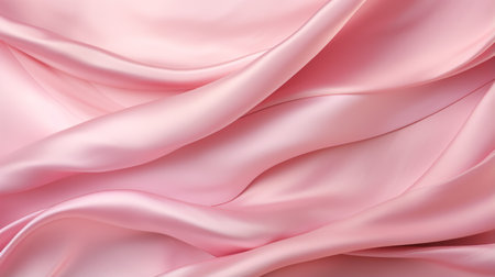 A silky pink background with luxurious texturesの素材