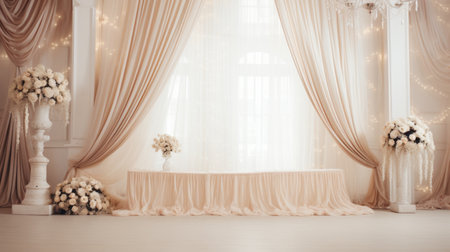 Glamorous beauty backdrop with a touch of elegance and luxuryの素材