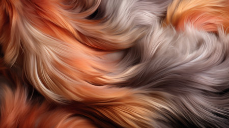 Mesmerizing abstract fur with a touch of eleganceの素材