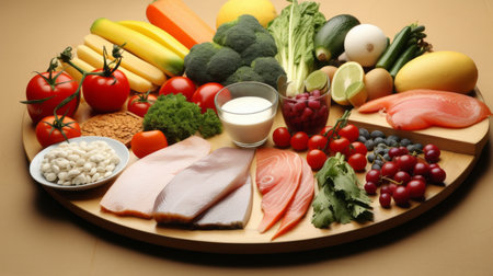 Balanced food composition, a recipe for wellbeingの素材