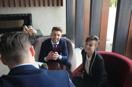 young business peoples have meeting at conference room.の写真素材