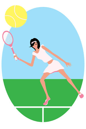 Tennisのイラスト素材