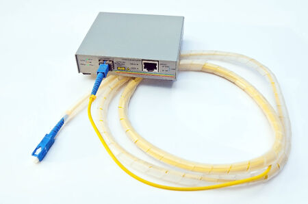 fiber optic equipmentの写真素材