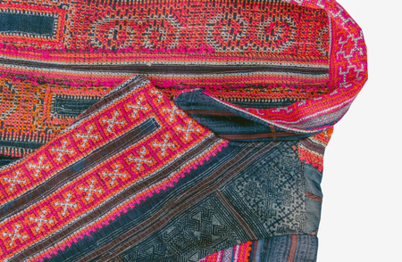 Thai embroidery, Handmade tribe textile style