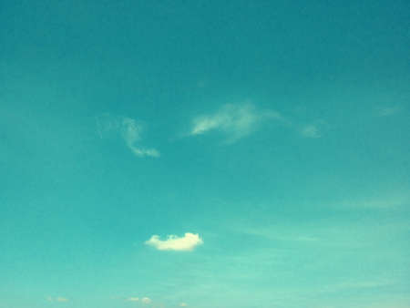 cloud in blue sky.