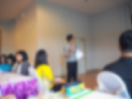 people group in office meeting room blurred in background.の写真素材