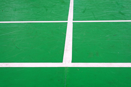 badminton courtの写真素材