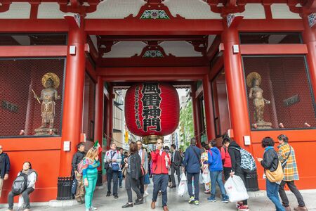 TOKYO, JAPAN - May 1, 2017 : Sensoji temple in Tokyo, buddhist temples located in Asakusa Tokyo Japan.のeditorial素材