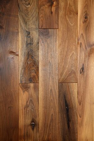 Detailed dark wood floor parquet texture closeupの写真素材