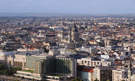 Budapest cityscape with old architecture buildings