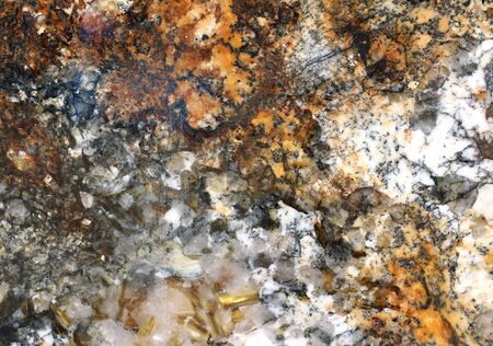 Detailed marble texture with golden strings incorporated insideの写真素材