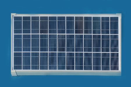 Solar cels power used on household roofの写真素材