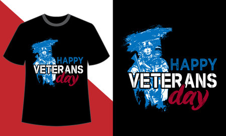 Veterans Day T shirt Designのイラスト素材
