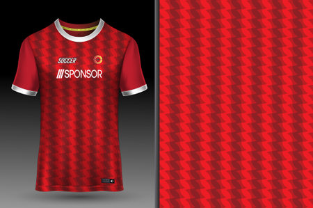 Sports jersey design for sublimationのイラスト素材