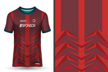 Sports jersey design for sublimationのイラスト素材