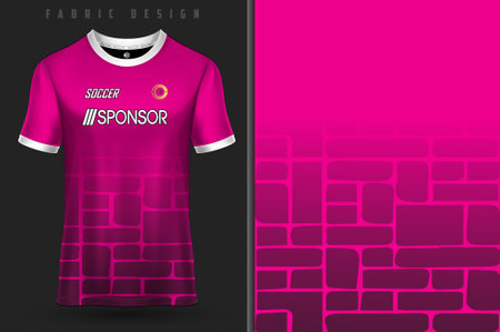 Sports jersey design for sublimationのイラスト素材