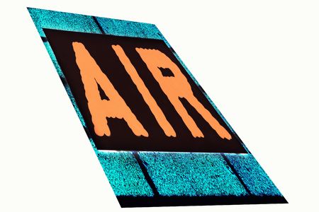 sign with the word airの写真素材