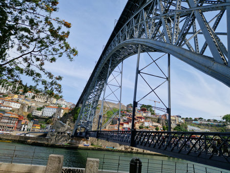 Dom Luis I bridge over Douro river.