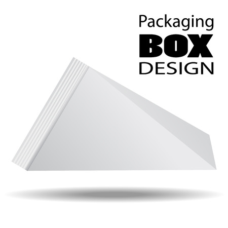 Packaging Box Design. Pack shot carton package of juice, milk or liquids.のイラスト素材