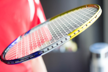 Badminton Racket Holding Techniqueの写真素材
