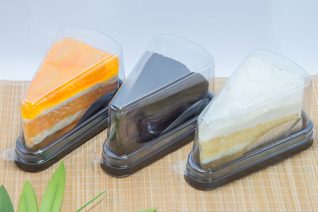 Cake with box packageの写真素材