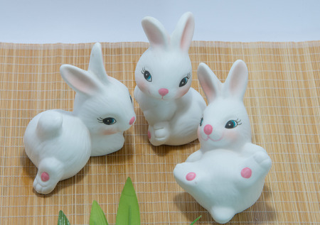 Rabbit Ceramic Moldの写真素材