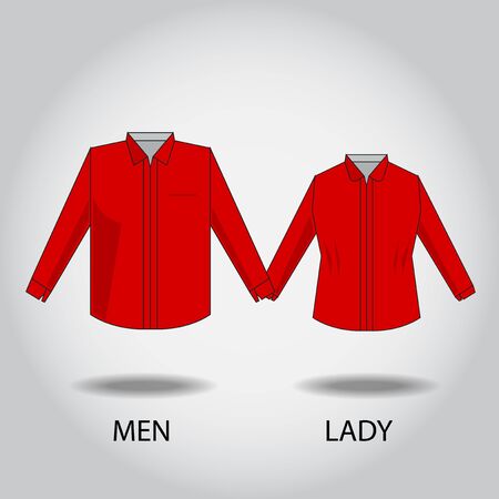 Vector illustration clothes designのイラスト素材