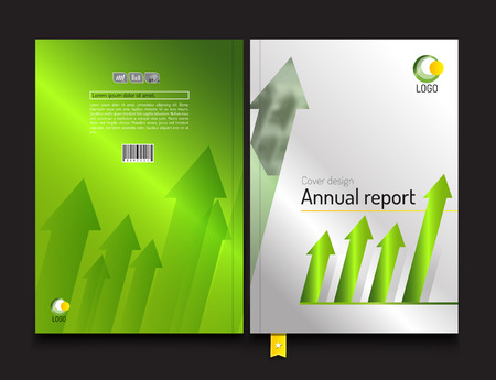 Brochure, Annual report, presentation, leaflet, cover, design template. abstract object and backgroundのイラスト素材