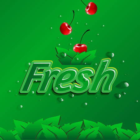 Fresh fruit organic farm design. suitable use for product, label, brochure etc. vector fileのイラスト素材