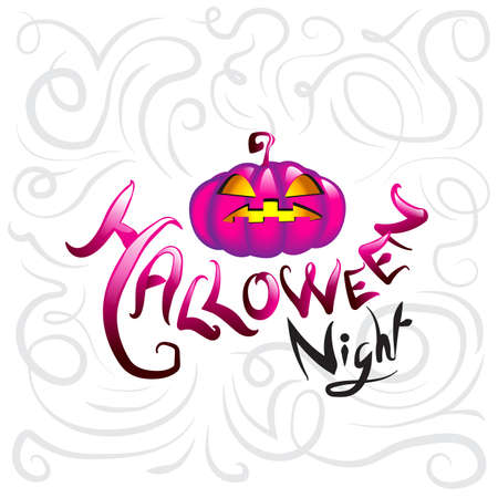Halloween night design. vector fileのイラスト素材