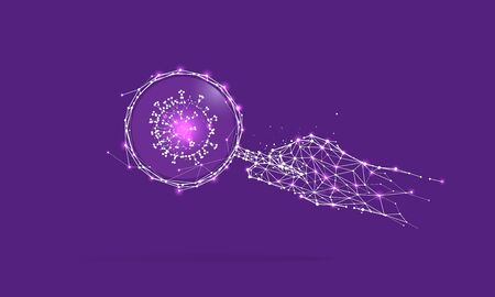 The particles, geometric art, line and dot of Virus.
abstract vector illustration. graphic design concept of Science.
- line stroke weight editableのイラスト素材