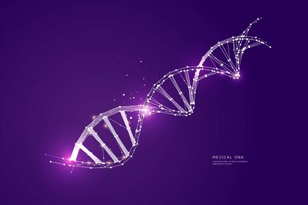 The particles, geometric art of DNA.
abstract vector illustration. graphic design concept of medical.
- line stroke weight editableのイラスト素材