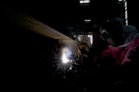 Shipbuilding construction at Port Klang Malaysiaのeditorial素材